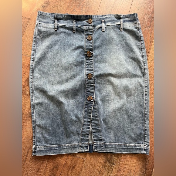 One5one denim skirt‎ button down women’s size 3X - Picture 2 of 12